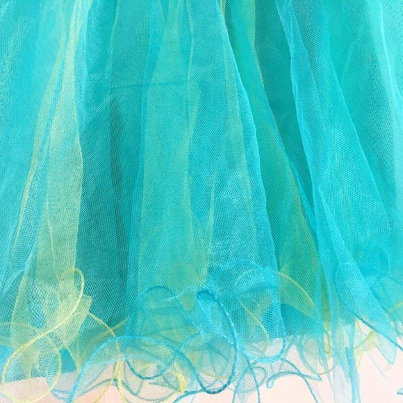 SHERRI HILL Crystal Rhinestone Bead Strapless Bustier Tulle Prom Pageant Dress 8 - Picture 4 of 6